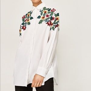 Zara | Embroidered Button Down